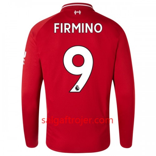 Liverpool Fodboldtrøjer Firmino 9 Hjemmebanesæt 2018/19 Langærmet Liverpool Fodboldtrøjer Firmino 9 Hjemmebanesæt 2018/19 Langærmet